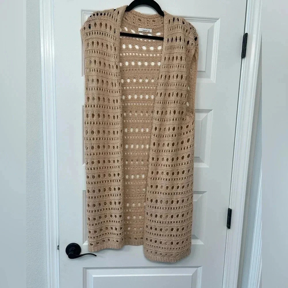 Crochet kimono sweater